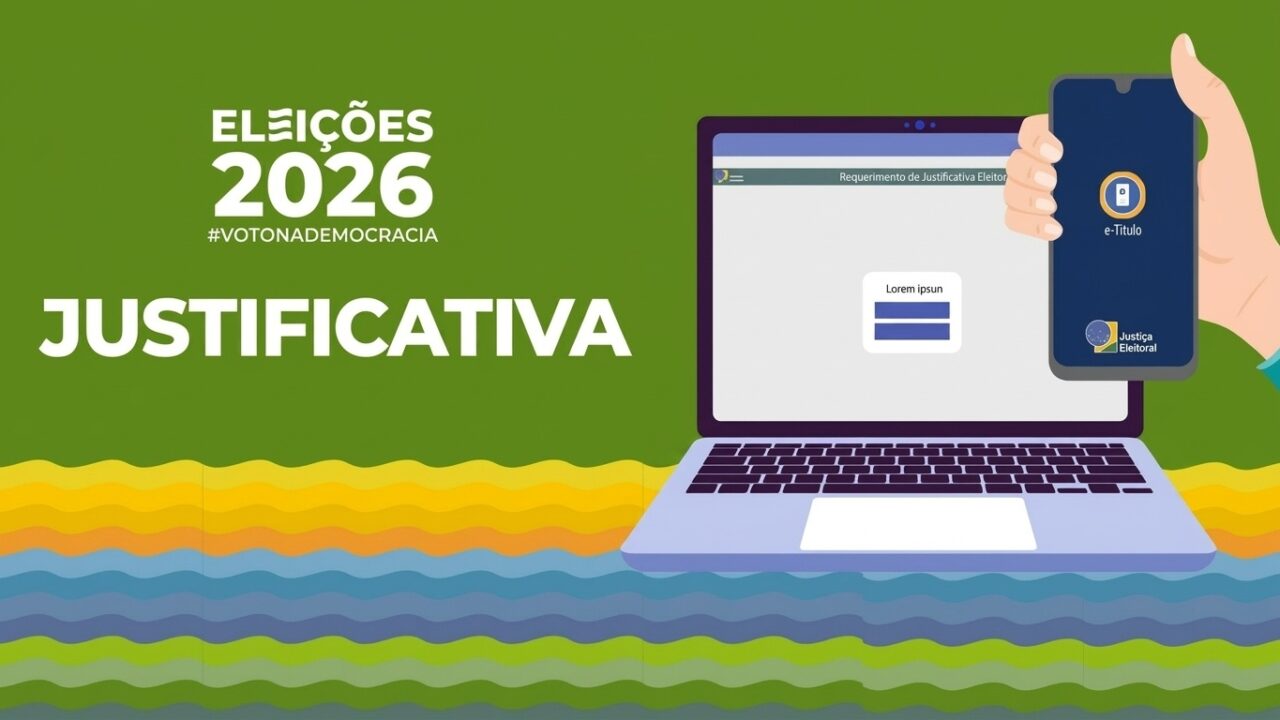 Eleições 2026: saiba como justificar o voto pelo celular no 1º turno