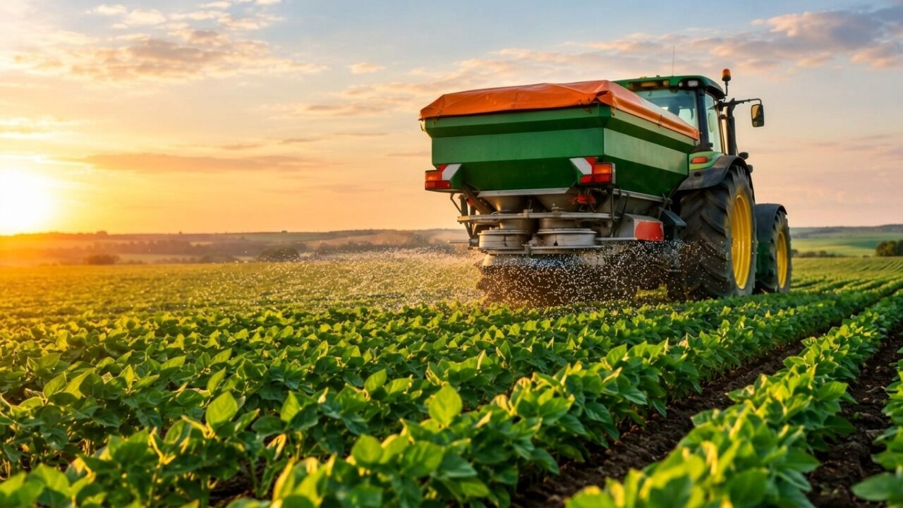 Entregas de fertilizantes foram de  22,98 milhões de toneladas de janeiro  a julho, 8,8% a menos do que em 2025