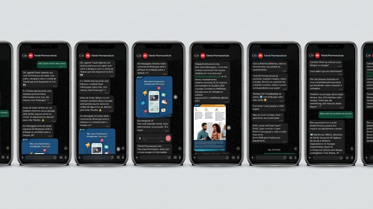 WhatsApp vira aliado inédito de agentes de saúde para travar a escalada da dengue após temporais